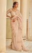 Zari Embroidered Pre-draped Saree