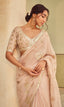 Zari Embroidered Pre-draped Saree