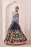 Kalamkari lehenga semi stitched lehenga choli